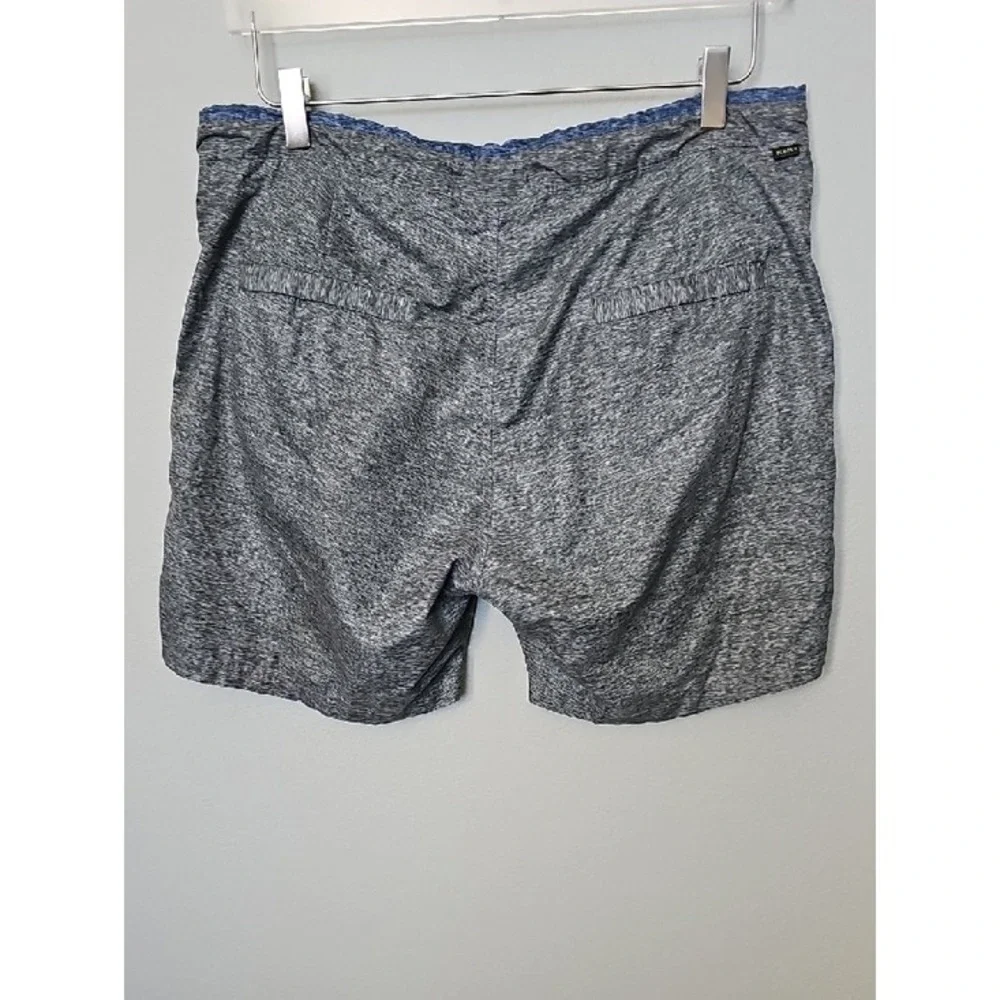 Scotch & Soda Mens Green Space Dye Swim Trunks Board Shorts Size Large